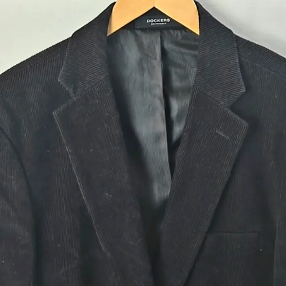 Dockers‎ Corduroy Mens Sport Coat Blazer Jacket 42L Two Button Business Casual
